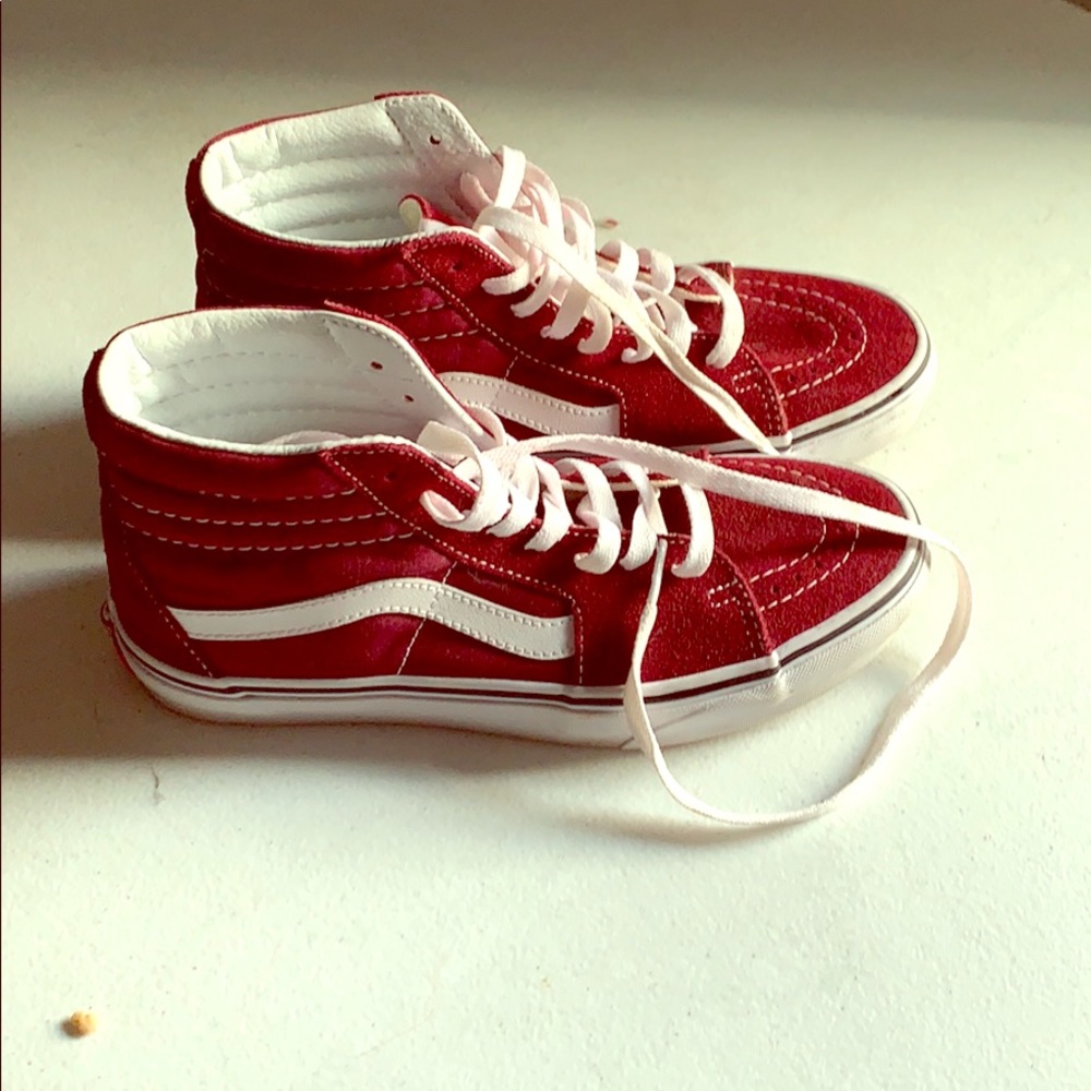 Maroon vans